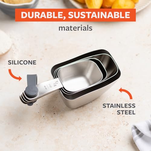 Full Circle Level Up Measuring Cups, 4-Piece Set, Dishwasher Safe - style: Measuring Cups 4pc