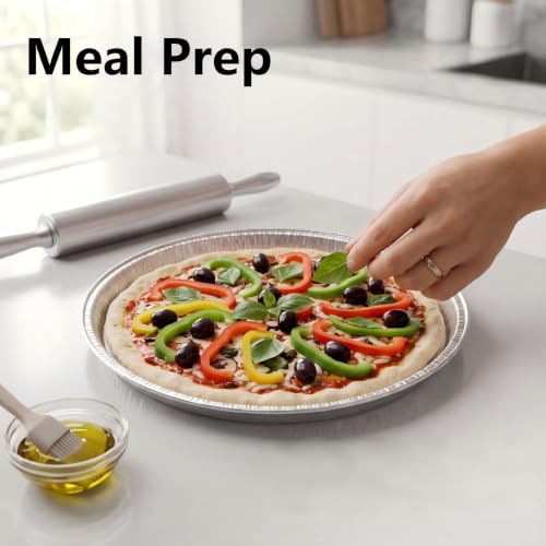 15-Pack 12-Inch Disposable Pizza Pans, Aluminum Baking Trays - size: 15 Pack