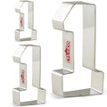 LILIAO Number One #1 Cookie Cutters 3-Pc Set, 3 Sizes: 6.1", 3.93", 2.36"