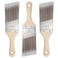 Paint Brushes, 2 Inch, Angled Brushes with Short Handle, 3 Pack - size: 2 Inch Angled, 3 Pack