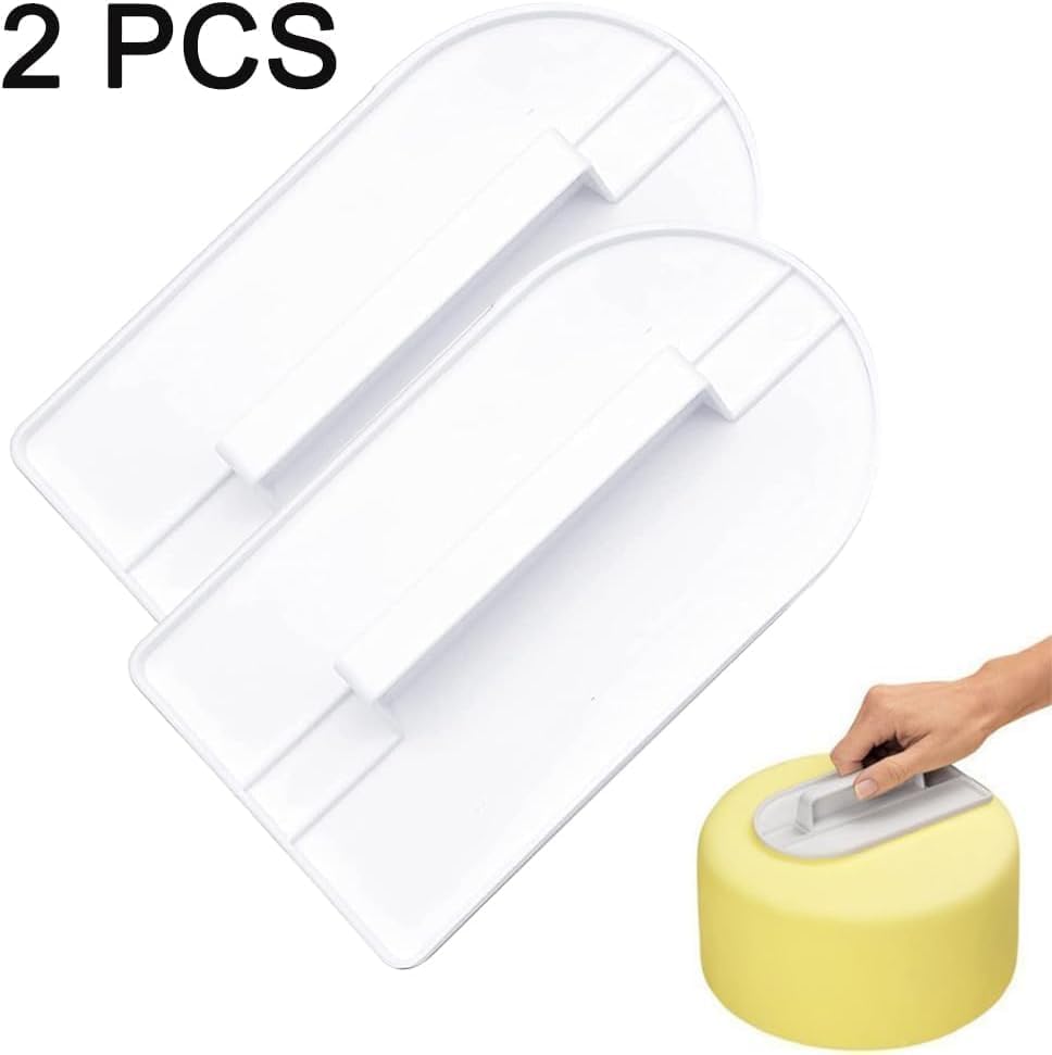 2Pcs Fondant Smoother, Fondant Icing Smoother Polisher for Cake, Modeling Tools Decorating Tools, Tool for Cake Decoration, Scraper Paddle Tool for Cake Decoration