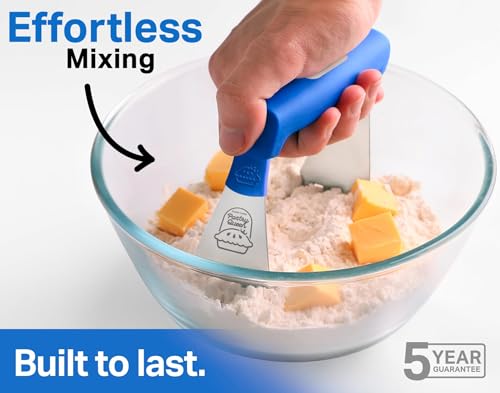 Stainless Steel Pastry Cutter & Dough Blender - Blue - color: Blue