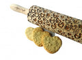 HEARTS EMBOSSING ROLLING PIN WOODEN ROLLING PIN for EMBOSSED COOKIES with LOVE HEARTS