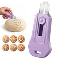 Bread Lame Sourdough Scoring Tool with Extractable & Magnetic Design - color: Purple