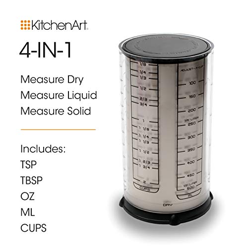 KitchenArt 2 Cup Pro Essentials Gift Set, 6.5x6.5x7", 3-Piece Set - size: 3-Piece Set