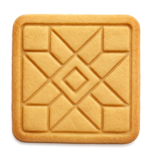 Crafty Quilt Block Cookie Cutter - 4x4" Premium Geometry Baking Tool