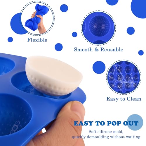 2 Pack Golf Ball Mold, Silicone Golf Ball Cake Pop Mold, Sphere Mold