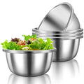 Mixing Bowls, 5 Pack Stainless Steel Mixing Bowls Kitchen Mixing Bowl Stainless Steel Bowls For Meal Prep, Serving, Baking, 7.9 Inch