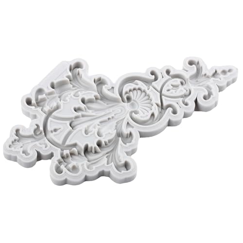 Lingzhi Baroque Fondant Molds Curlicues Scroll Lace Silicone Mold - color: Style P