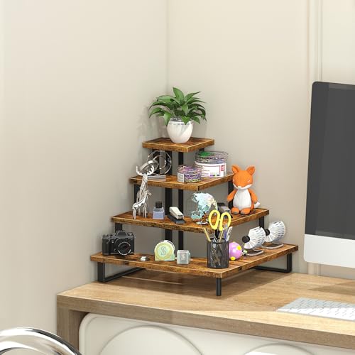 Wooden Cupcake Stand, Tiered Cupcake Display Tower Stand - size: Right Angle Corner