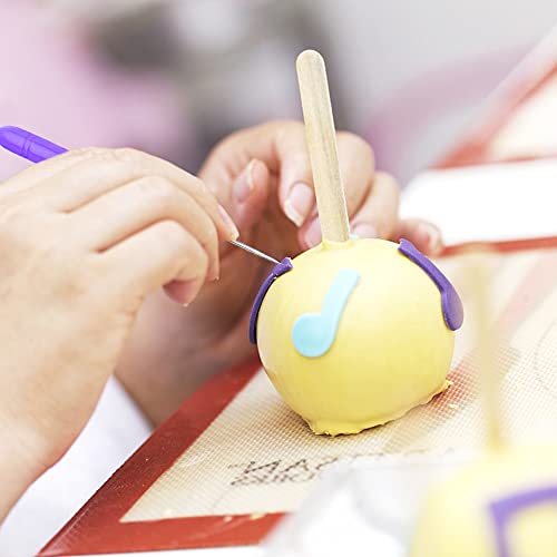 8 Pieces Cookie Scribe Tool Sugar Stir Needle with Clear Box Scriber Needle Cookie Decorating Tools, DIY Baking Pin Whisk Stainless Steel Needle Biscuit Icing Pin - color: D