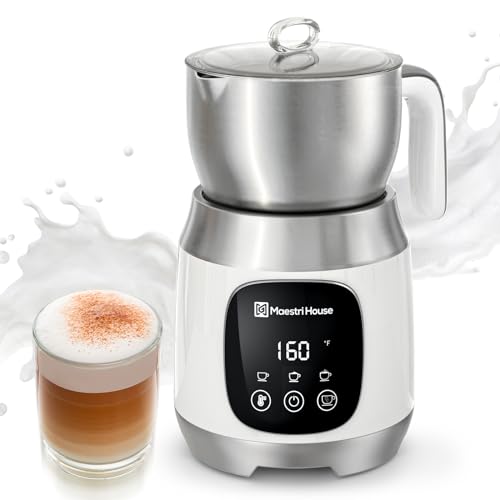 Maestri House DualFro 600 Milk Frother and Steamer 21oz/600mL - color: White