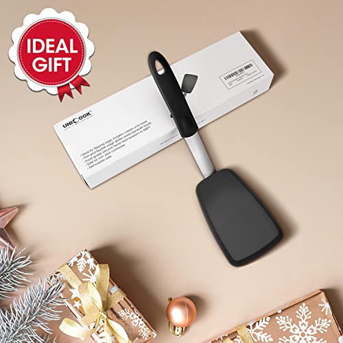 Unicook Flexible Silicone Spatula, Food Grade Kitchen Turner, Medium - size: Medium