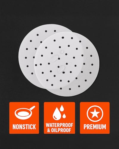 7.5 inch Parchment Paper Rounds Compatible with Instant Pot RIO, Smart, Duo Nova, Duo Evo, Sheets for Baking, For Pressure Cooker, Air Fryers, Springform Pans, Non-Stick Small Pre-Cut Paper Liners - size: Round/7.5inch/Regular