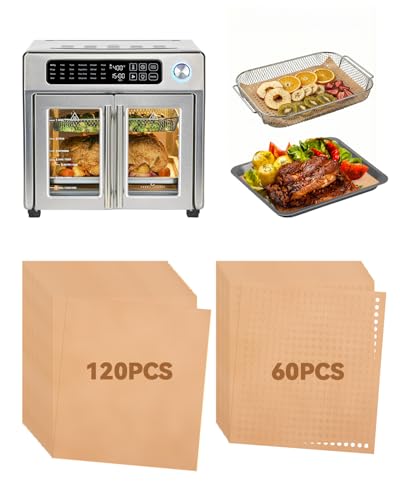 180PCS Air Fryer Parchment Paper Liners Compatible with Emeril Lagasse 26QT