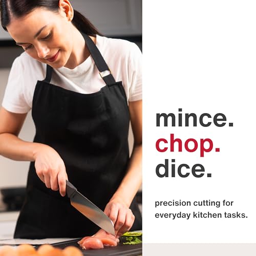 Zyliss Utility Comfort Knife, Santoku Knife, 5.9" - size: 5.9"
