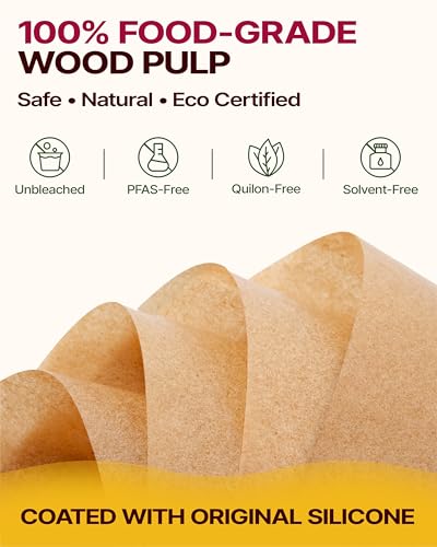 Katbite Parchment Paper Baking Sheets, 200 Pcs, 16x24 Inch, Heavy Duty - size: 16"x24"
