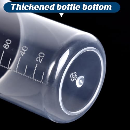 Plastic Measuring Cups, 100ml, Set of 15, for Liquid Measurement and Scientific Experiments - size: 100ML- 15pcs, style: 100ML