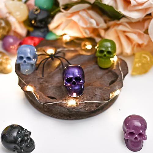 Halloween Skull Resin Molds, Set of 10 Skull Crafting Molds - color: 10PCS Mini 3d Skull