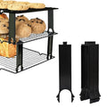 Wire Rack Stacker, Pack of 4 - Organize Your Baking with Space-Saving Ease (Black, Medium) - color: Black, size: Medium