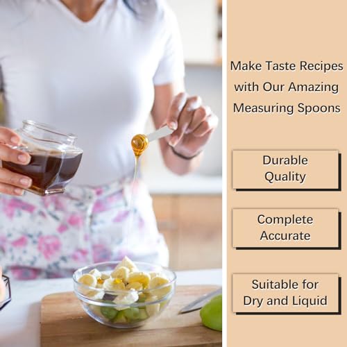 5PCS 1/8tsp(0.63ml) Measuring Spoon, Stainless Steel Teaspoon - size: 1/8tsp