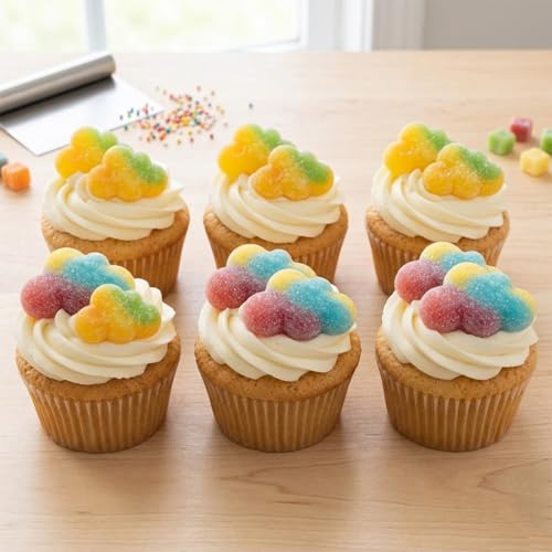 8 Cavity Clouds Shaped Silicone Chocolate Molds - color: Style C