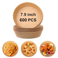 600 PCS 7.9 Inch Round Air Fryer Baking Paper Liners
