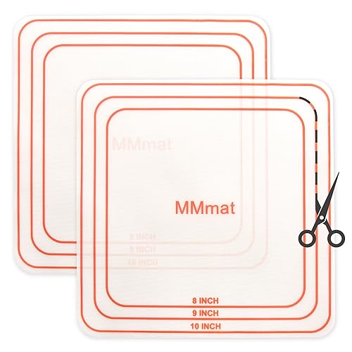 Best German Silicone Baking Mats - Cuttable 8/9/10 inches
