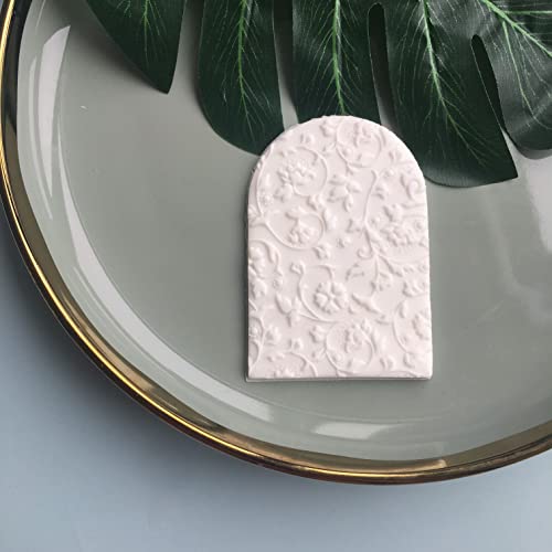 Flower Leaf Cookie Fondant Stamp Fondant Embosser Cookie Stamp (DESIGN 5) - color: DESIGN 5