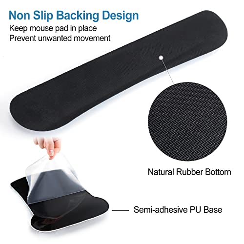 ToLuLu Keyboard Wrist Rest Mouse Pad Support, Ergonomic Mousepad fr Laptop - color: Lovely Flor