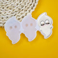 mostsom Halloween Silicone Mold Ghost Lollipop Mold Cake Pops Mold Chocolate Candy Silicone Mold Pop Lollipop Maker Tool Cake Baking 2PCS (O_ Ghost) - size: O_ Ghost