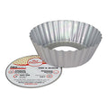 Fat Daddio's Anodized Aluminum Fluted Tart Pan, 6 Inches by 2 Inches - size: 6 x 2 Inch