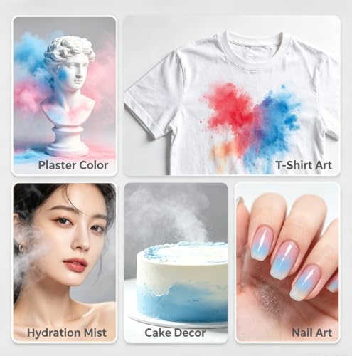 Cordless Airbrush Kit, Handheld Air Brush Painting Sprayer Kit
