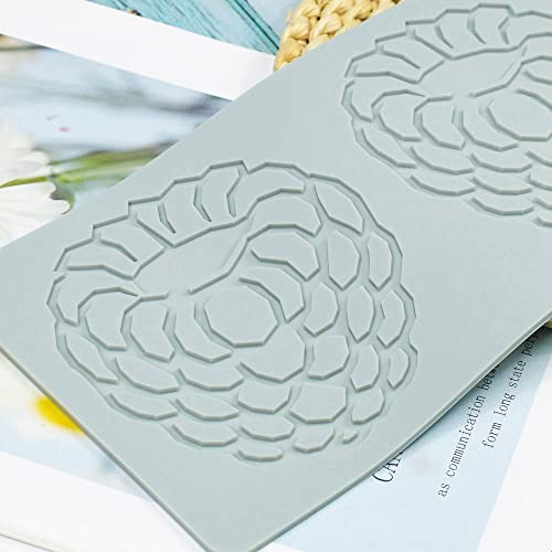 TUKE 3D Hollow Lace Fondant Molds Fruits Leaf Shape Lace Mat Party Cake Decoration Tool Cupcake Mat Silicone Molds for Polymer Clay Chocolate Baking Gummy Mould (Raspberries_9.28x5.2x0.08inch_F) - size: Raspberries_9.28x5.2x0.08inch_F