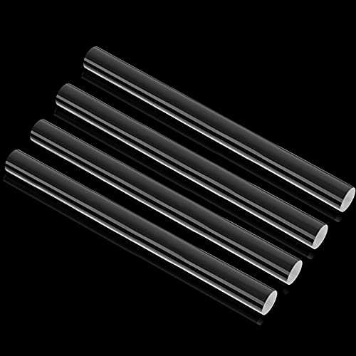 Clabby 4 Pcs Acrylic Clay Roller Plastic Polymer Pin, 6.5'' X 0.5'' - size: 6.5 x 0.5 Inch