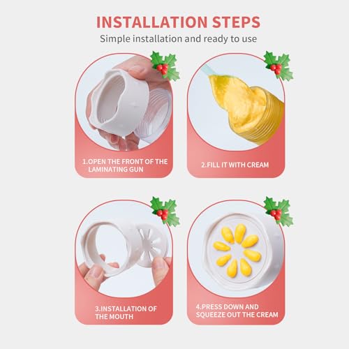 Cookie Press Gun Kit, Spritz Cookie Press, Cookies Maker