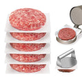 BYKITCHEN 6x6 Inch Square Burger Patty Paper for Smash Burger Press, 300pcs - size: 6 x 6 Inch