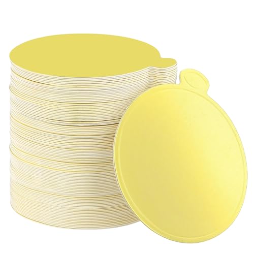 800pcs 3.5 Inch Mini Gold Round Cake Boards, Mini Cake Cardboard Rounds, Mousse Cake Boards Small Cake Base for Cake DIY, Cupcakes, Sweets