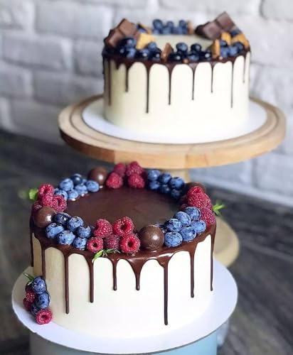 10pcs White Cake Boards 10 inch Round Disposable Cake Circle Plate Waterproof and Oil-Proof Cake Boards Sturdy Cake Trays for Cake DIY Bread Dessert and Crafts Display (10 Inch-Pack of 10) - size: 10 Inch-pack of 10