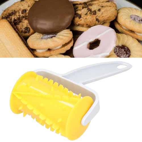 Lattice Dough Roller, Innovative ABS Pastry Roller Baking Accessory for Biscuits Cookie Pie Pizza Bread Pastry Making