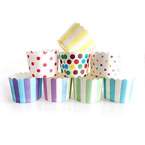 Large Paper Cake Baking Cup Cupcake Muffin Cases diameter 6cm,Set of 1000 - color: Style 4, size: 1000Pcs