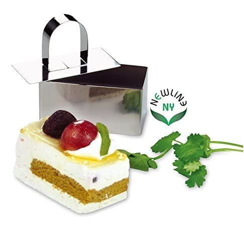NewlineNY Stainless Steel Dessert Rings (12 Pcs) Round Square Rectangular Appetizers Molded Salads, Cakes Mousse Molding Layering Cake Cutter - size: 12 Pcs Round Square Rectangular