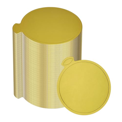 30 Pcs Mini Cake Boards, 3.1 Inch Mousse Cake Boards Cake Base for Mini Cake Dessert Mousse Cake Chocolate Cake (Gold) - color: Gold, size: Small Round-30Pcs