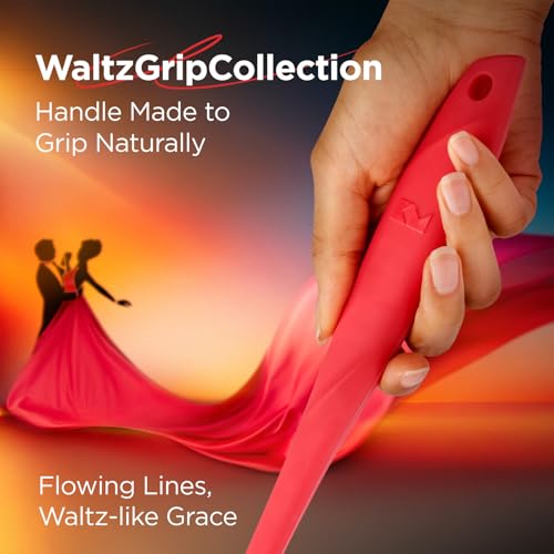 Kitchen Mama WaltzGrip Platinum Silicone Basting Pastry Brush, Red - color: Red
