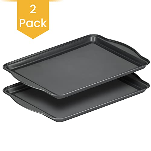 DecorRack Non-Stick Baking Sheets, 15 x 10 in Cookie Tray (2 Pack) - size: 2 Pack