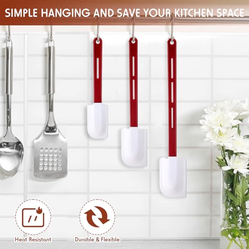 Norme 6 Pcs Commercial Rubber Spatula Heat Resistant, 10, 14, 16.5 Inch - size: 10 Inch, 14 Inch, 16.5 Inch