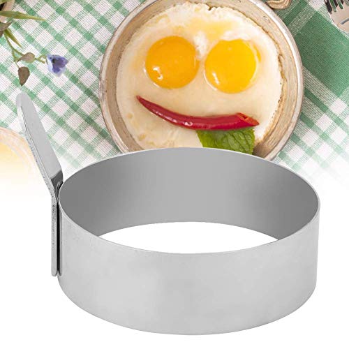 2Pcs Egg Rings Set Round Mini Pancakes Maker Molds Egg Cooking Shaper - size: 3.5in*2pcs