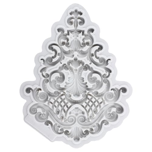 Baroque Curlicues Scroll Lace Silicone Mold Filigree Fondant Mold - color: Style ZG