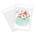 5" x 7" (100 Count) Clear Cellophane Bags - color: 100 Pack