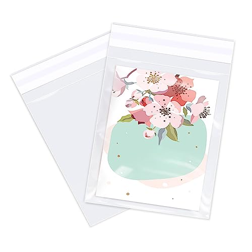 5" x 7" (200 Count) Clear Cellophane Bags - color: 200 Pack